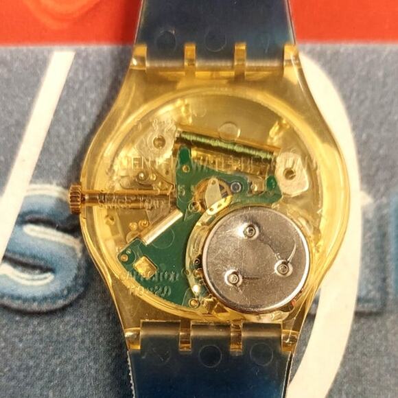 Swatch LOTS OF SUN SRJ100 1995 Solar operated Swiss made rare Vintage watch - Picture 7 of 8